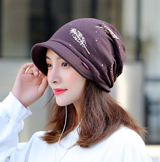 Peaked Warm Fashion Cap Multi-functional Outdoor Cold-proof Hat