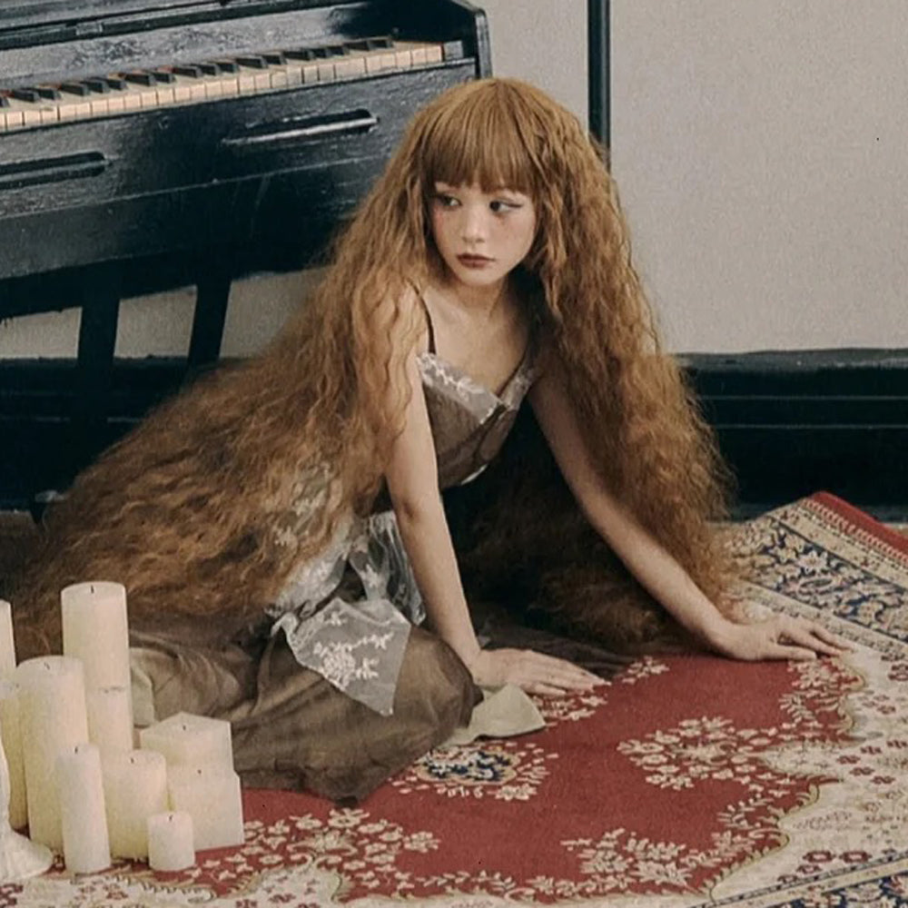 Big Wave Full Head Set Extra Long Wig