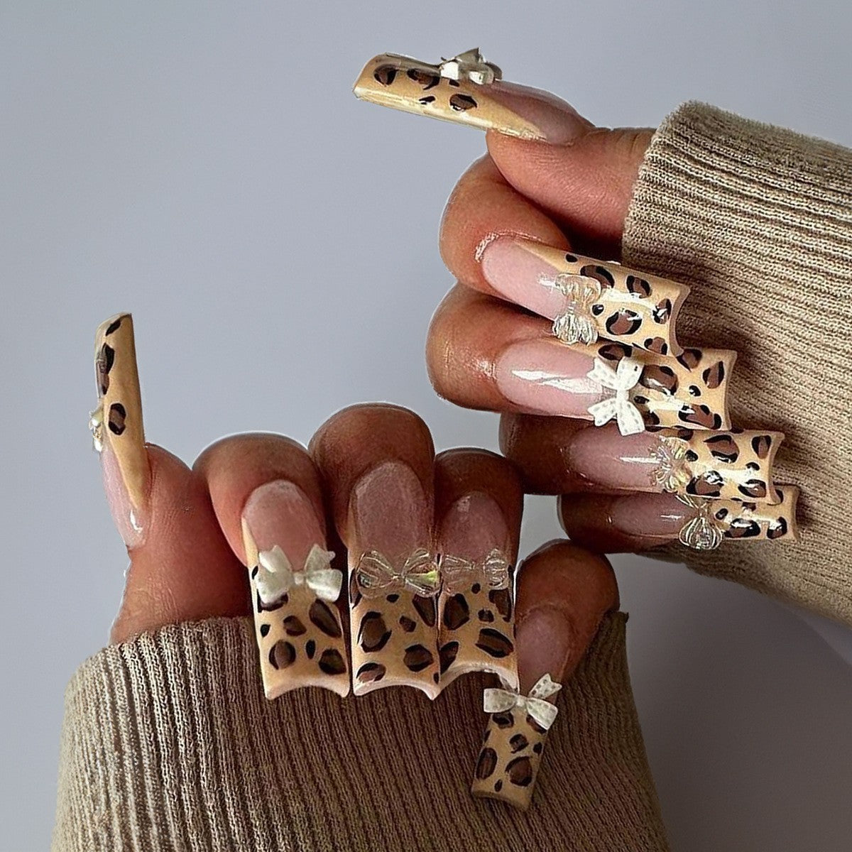 Wear Nail Tip Electroplating Removable Fake Nail Patch Finished Product