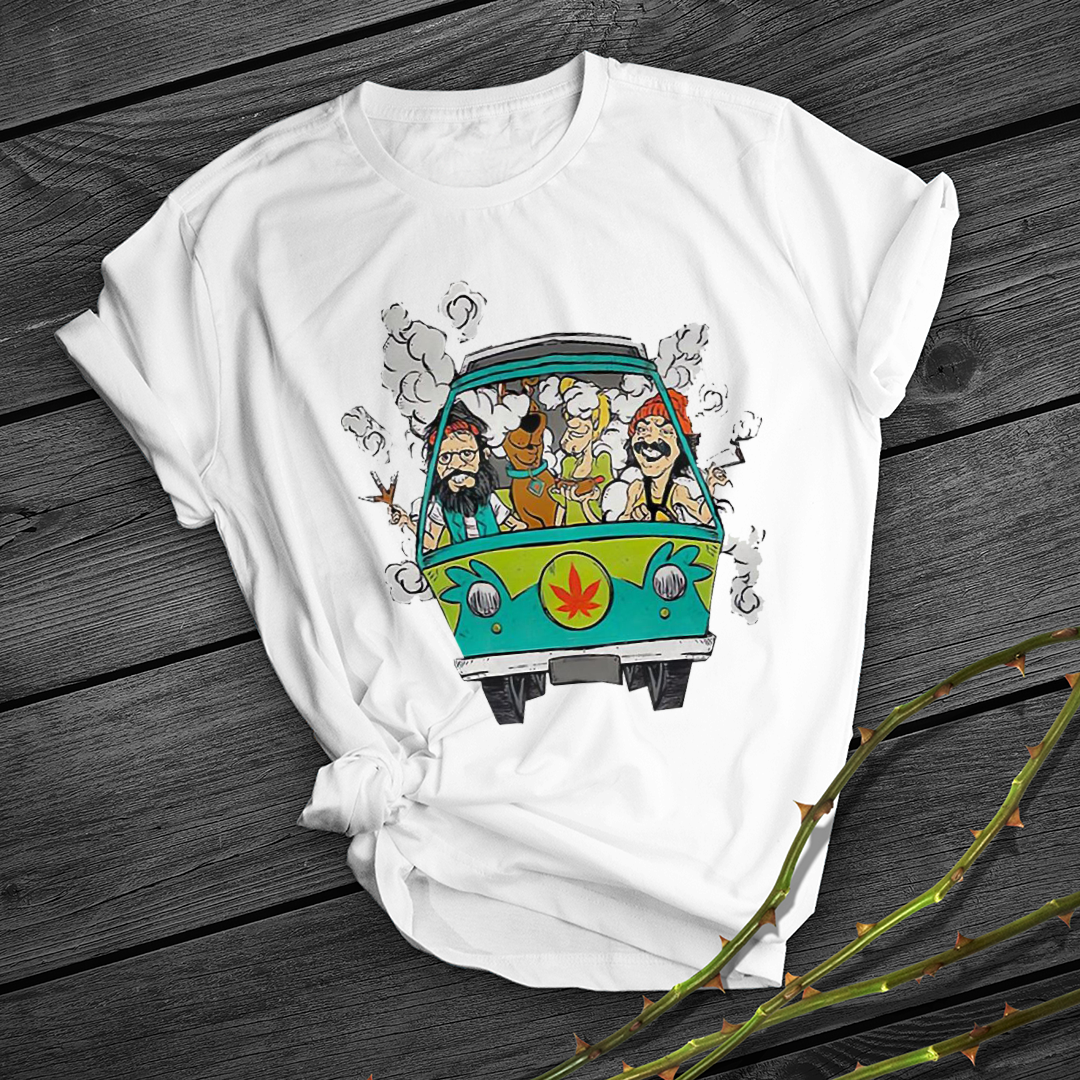 Bus Printed Short Shirts Team Uniforms European And American Fabrics