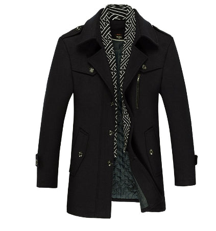 Padded cotton coat and wool coat