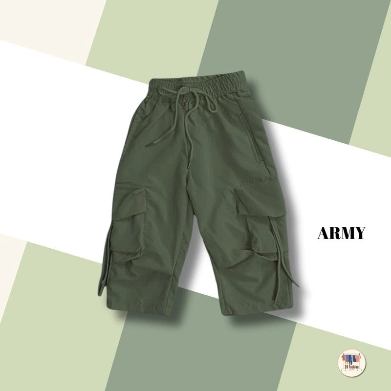 Unisex Children Fashionable Cargo Pants
