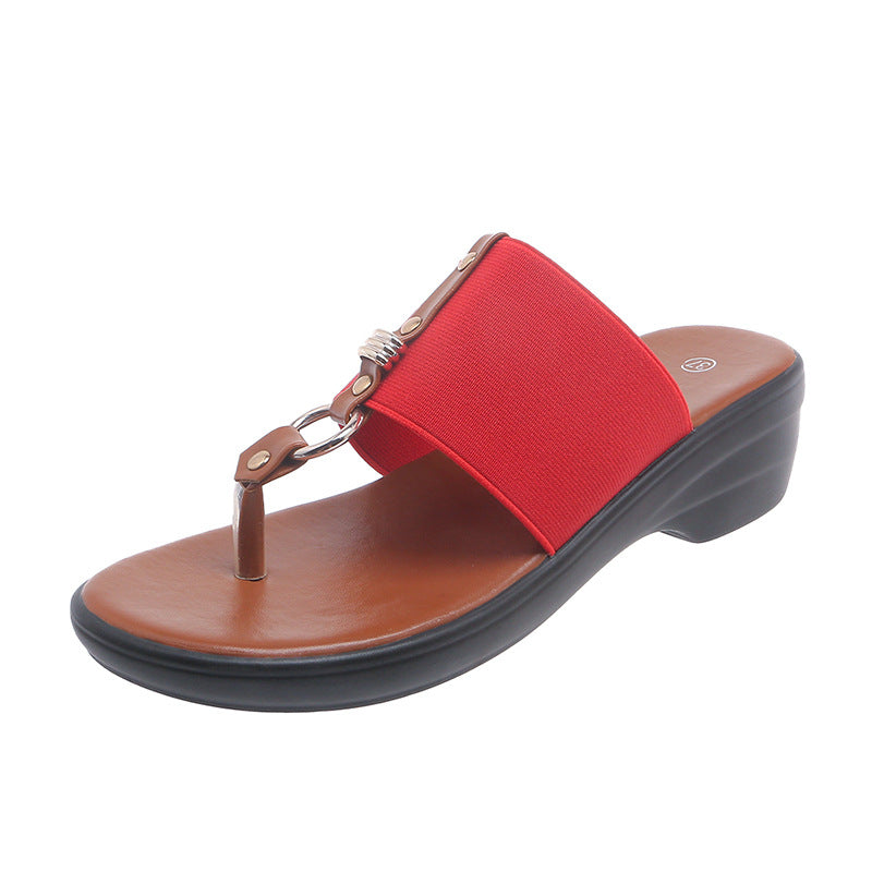 Plus Size European And American Roman Fashion Flip-flops Slip-on Sandals
