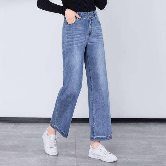 Women's Pants Korean-style High Waist Slimming Cropped Pants