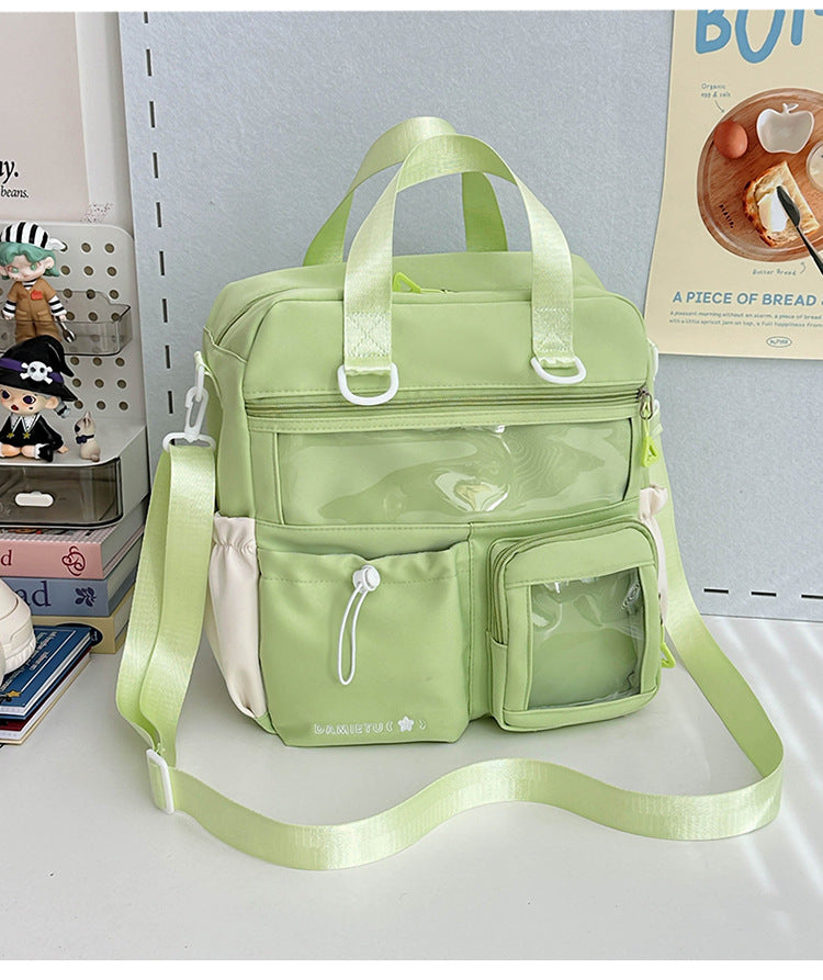 Backpack Large Capacity Tutorial Handbag Versatile Casual