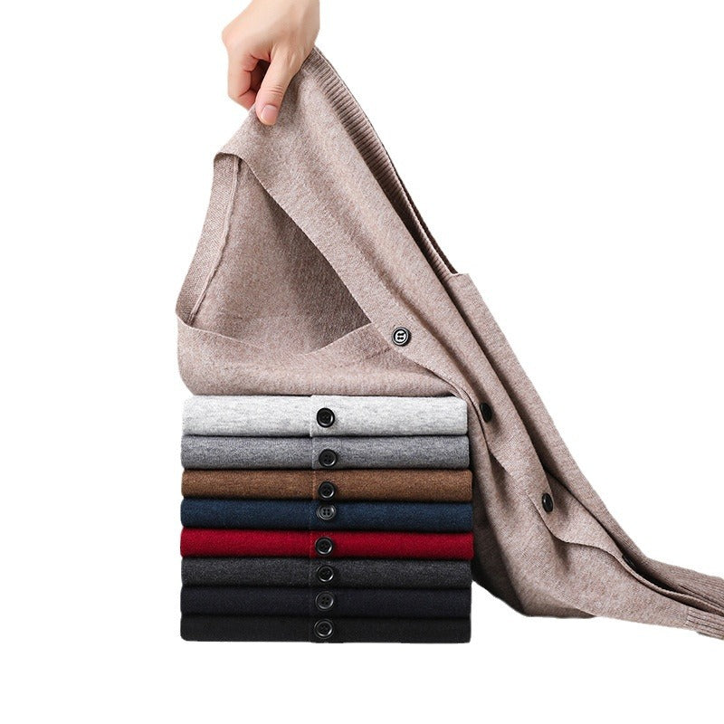 Keep Warm Inner Match Knitted Vest Sleeveless Multi-color Sweater Waistcoat