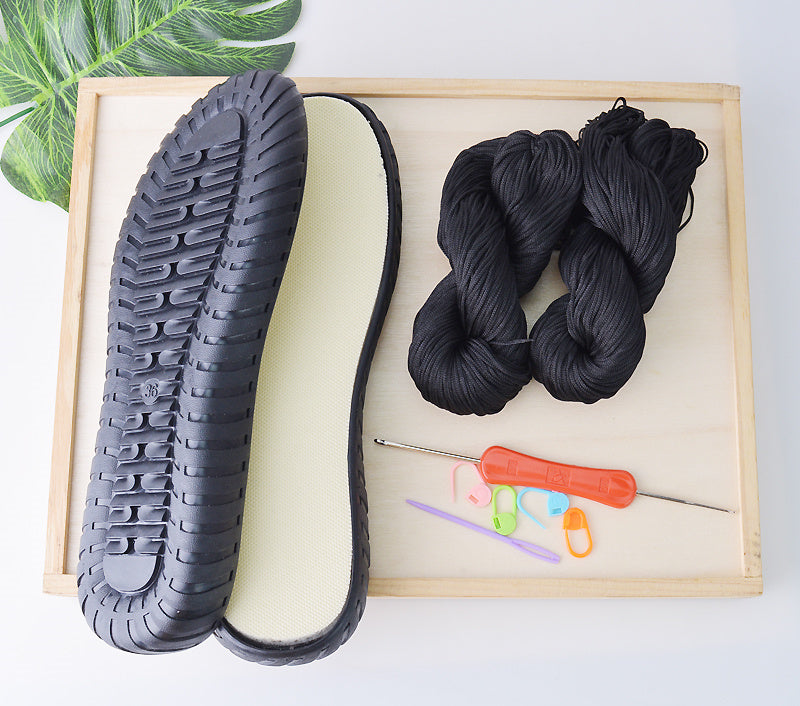 Handwoven Summer Cool Hollow Thread Water Grass Flower Bean Shoes