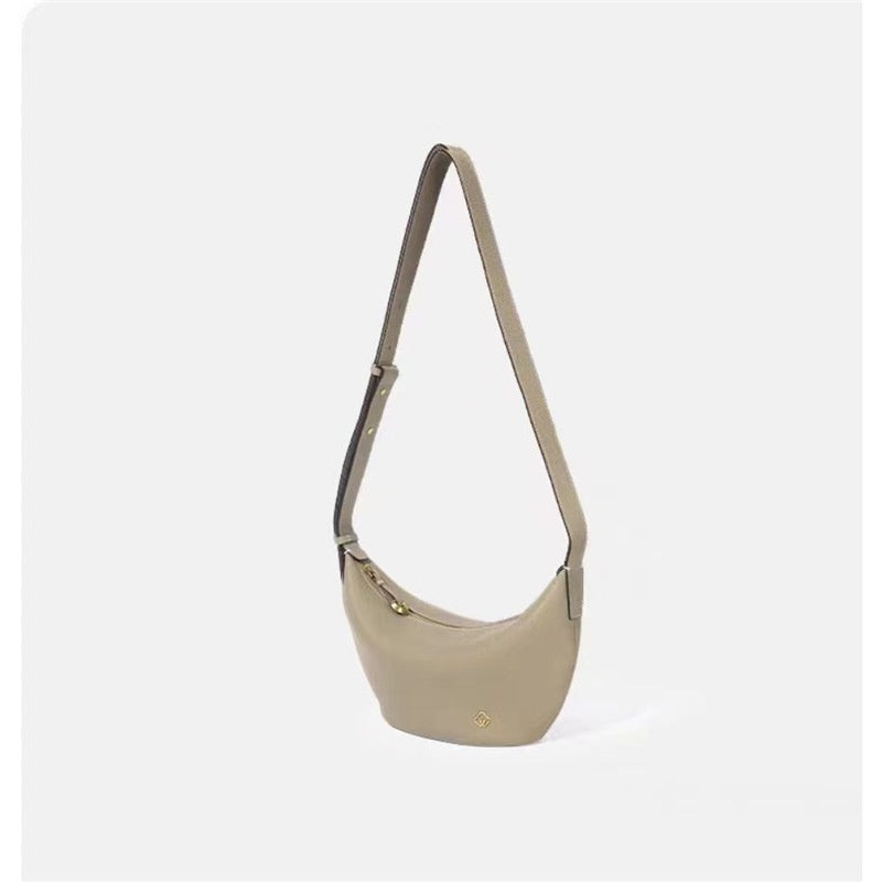 Soft Boat Horn Shoulder Large-capacity Crossbody Bag