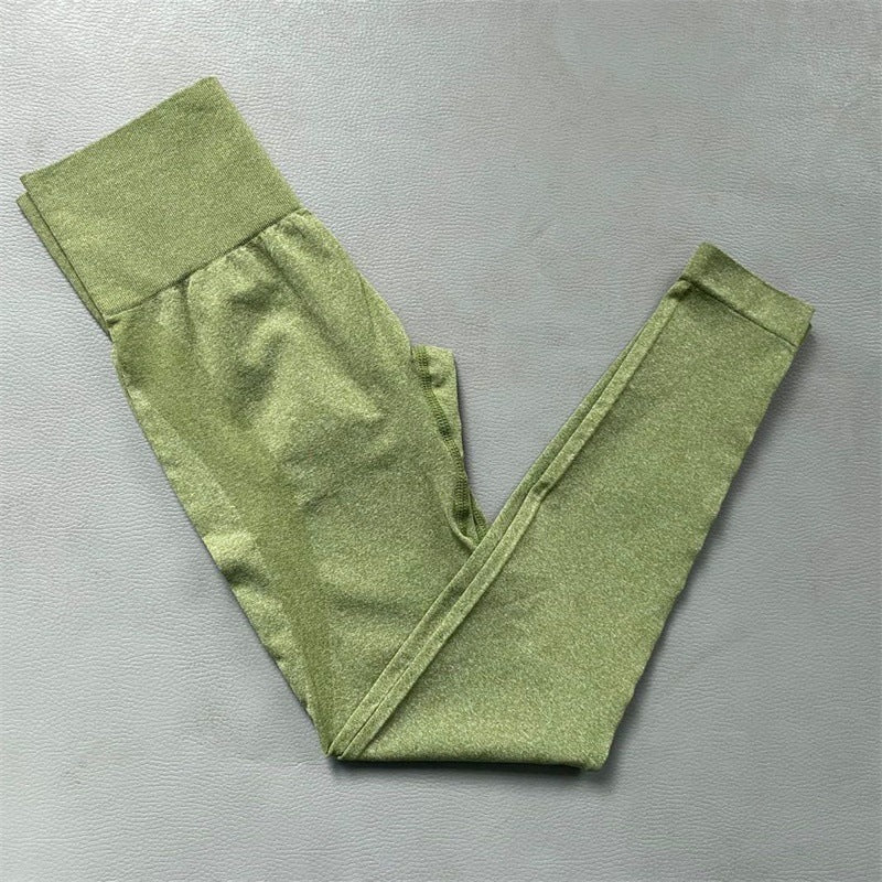 Explosive European And American Peach Hip Fitness Pants High Waist Stretch Tight Yoga Pants