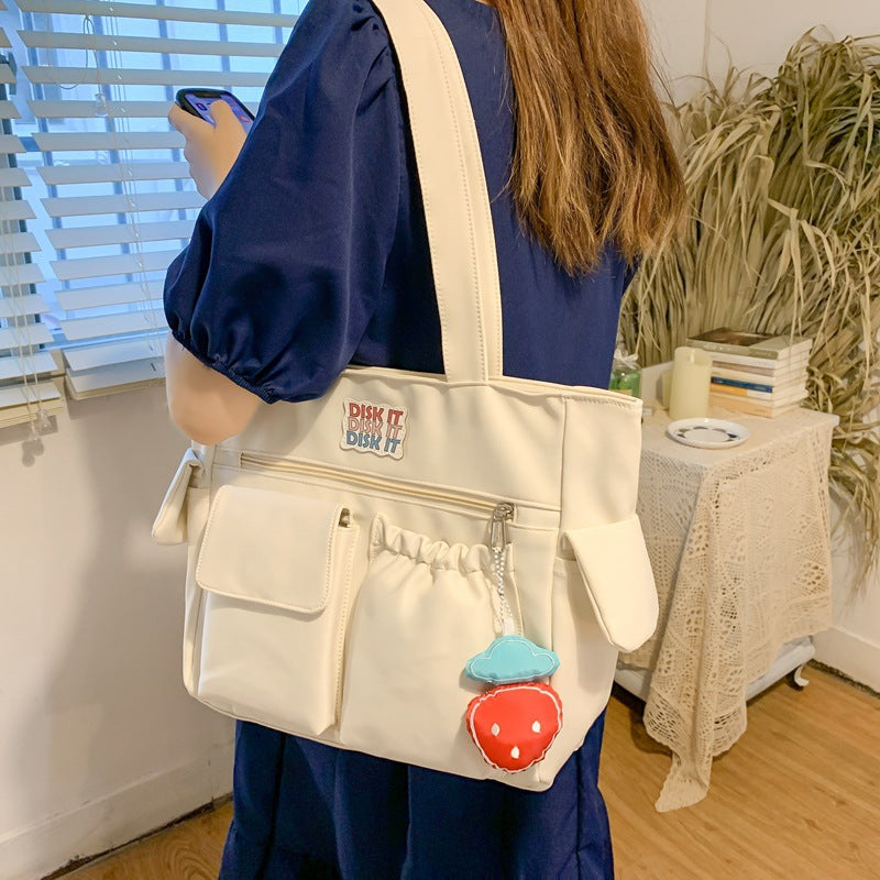 Women's Fashionable And Versatile Casual Solid Color Shoulder Bag