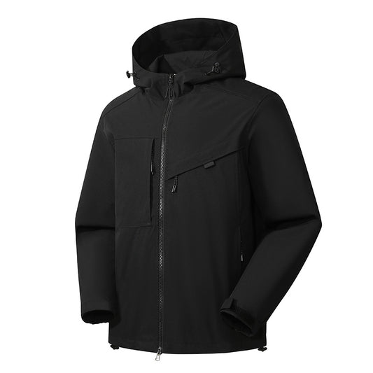 Vandtæt Vindtæt Outdoor Shell Jakke Mænd Og Kvinder Samme Stil Jakke