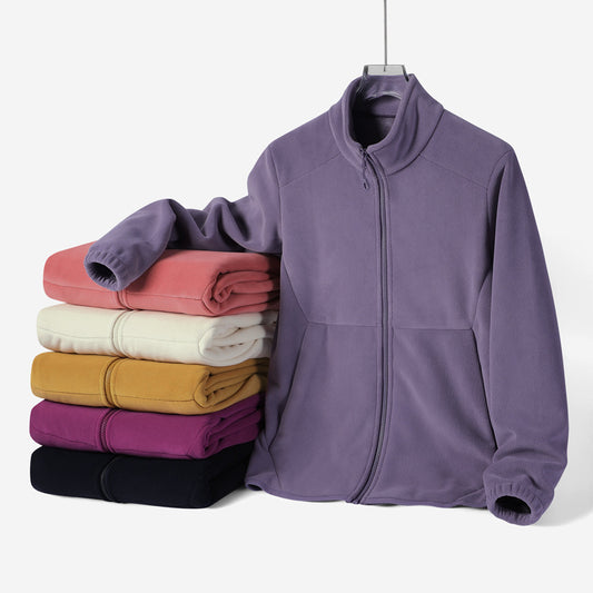Sweater Couple Lambswool Double-sided Fleece Jacket