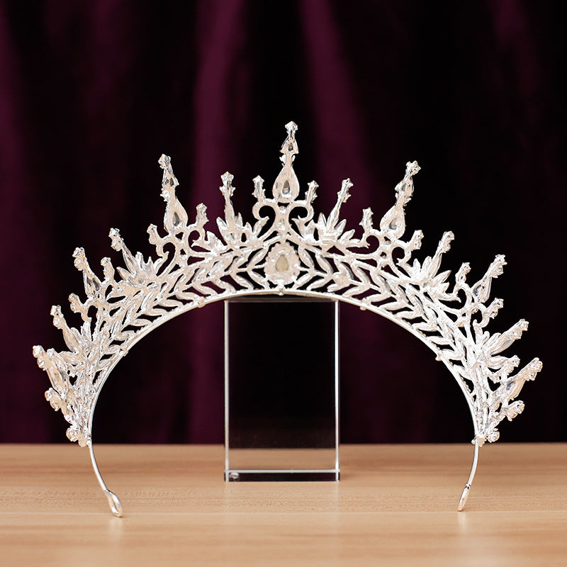Japan And South Korea Luxury Diamond Crown Retro Elegant Headdress