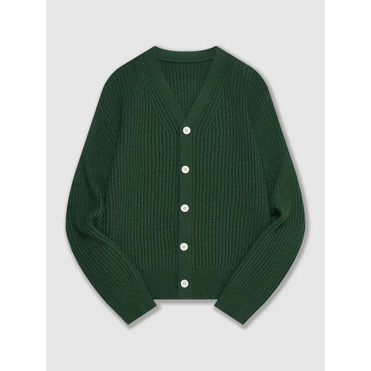 Men's Sweater Cardigan For Autumn And Winter Korean-style Casual Knitted Top