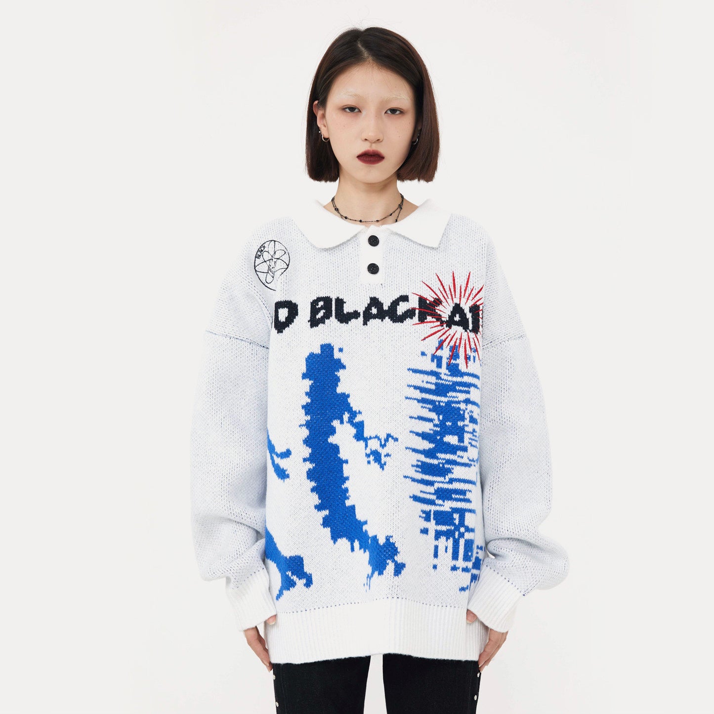 Street Loose Casual Sweater Long Sleeve Fashion