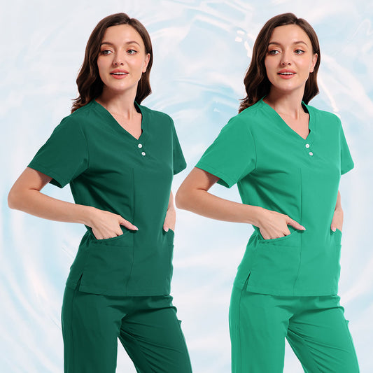 Work Uniform Scrub Top And Pants Nursing Set