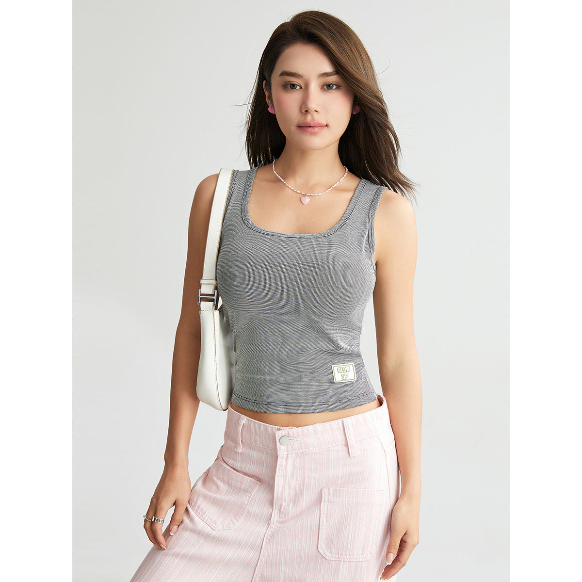Women's Korean-style Square Collar Camisole Seamless Inner And Outer Wear