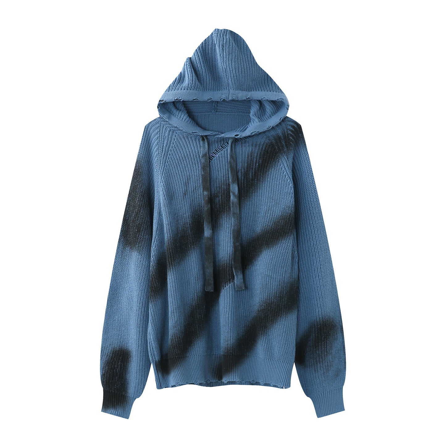Long Sleeve Hooded Sweater Striped Sweater Personality
