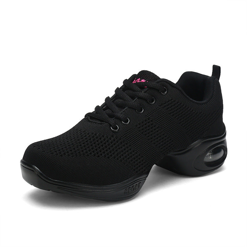 Women's Summer Breathable Fly Woven Mesh Soft Bottom Dancing Shoes
