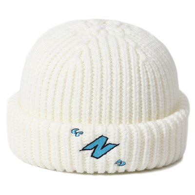 Autumn And Winter Black Melon Fur Wool Hat Men