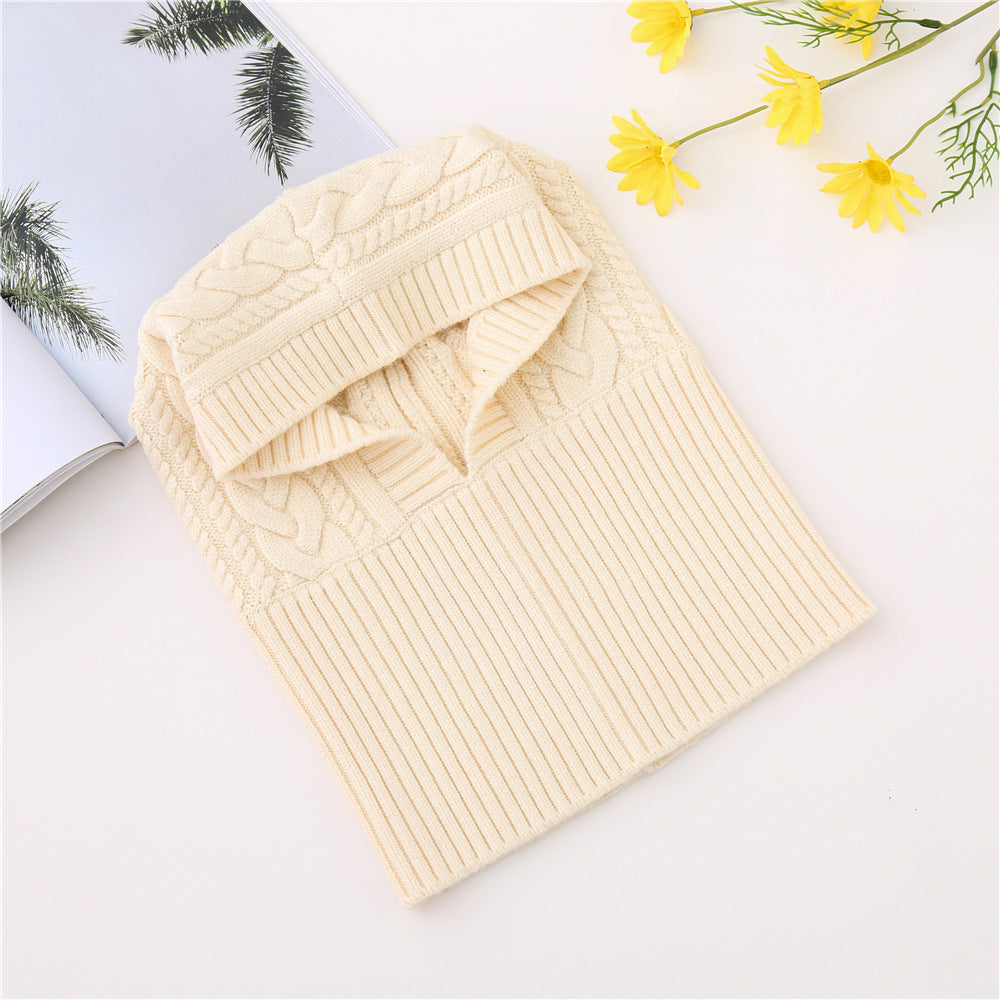 Women's Thickened Thermal Dual-use Knitted Scarf