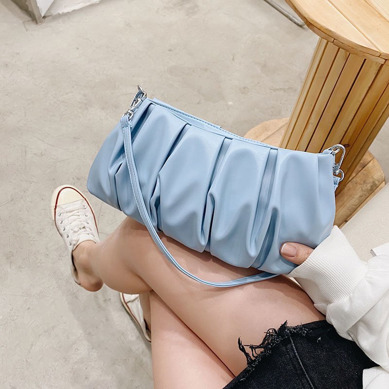 The New Underarm Bag Pleated Dumpling