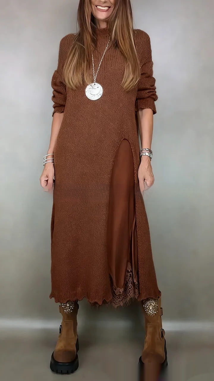 Women's Suspender Dress Woolen Skirt Suit