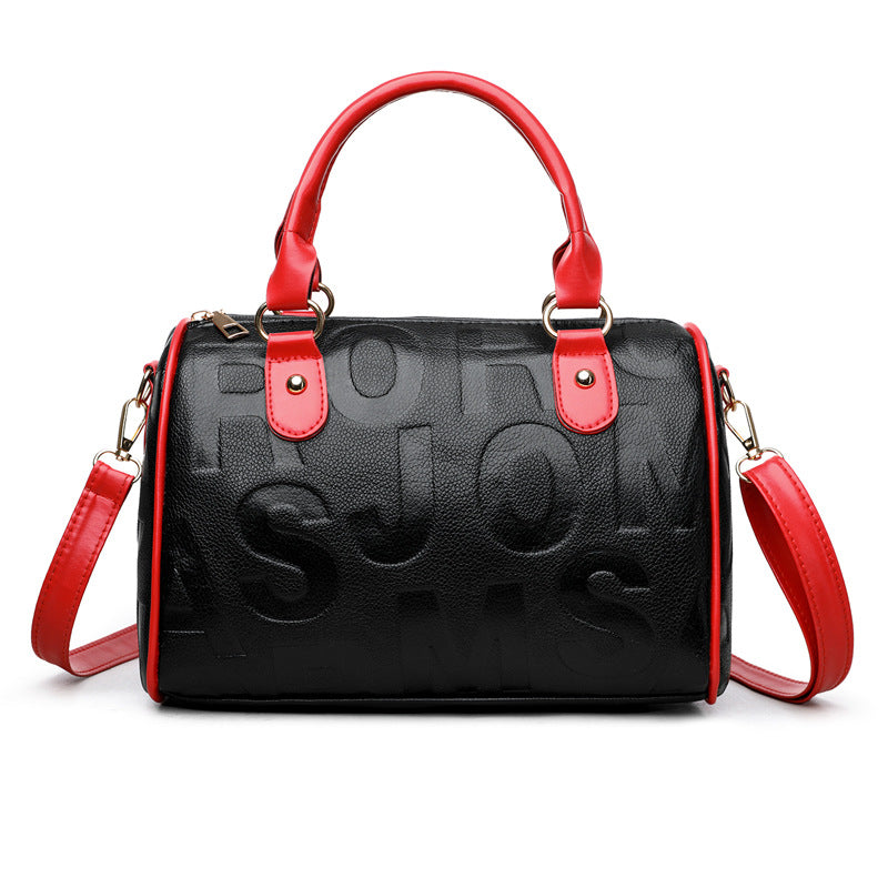 Authentic Leather Tactile Feel Large-capacity Crossbody Bag