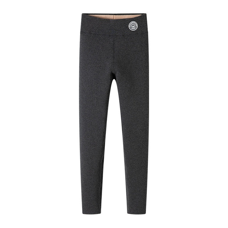 Extra Thick Cashmere Leggings Female High Waist Tight Fleece Cotton Pants