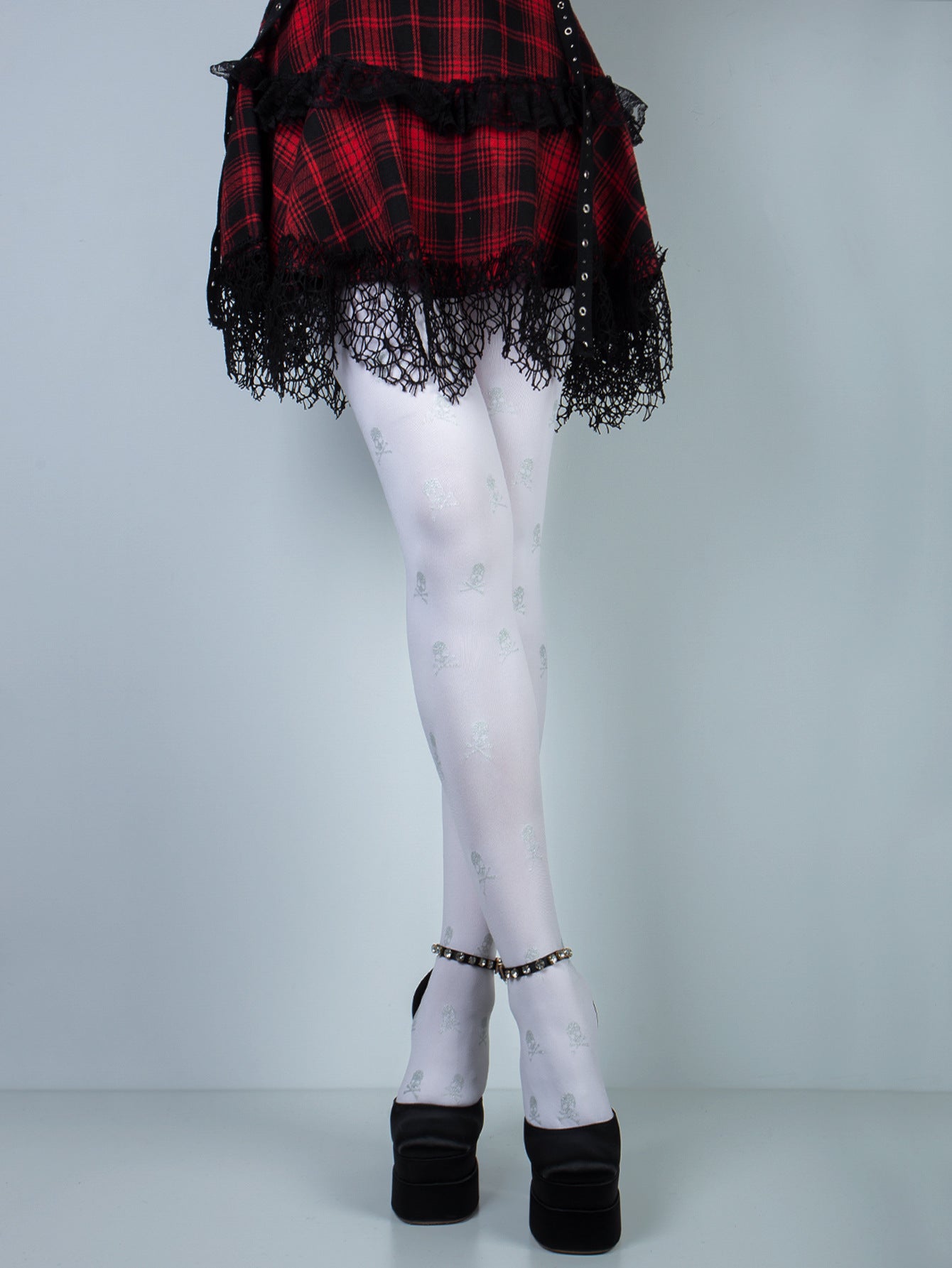 Halloween Tights Sexy Skull Print Party Costume Cosplay Stockings