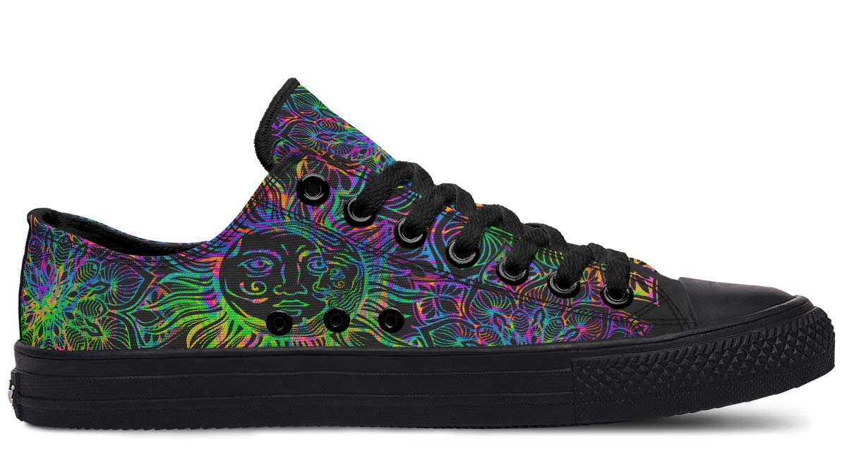 Fashion Print Couple Low-Top Canvas Shoes