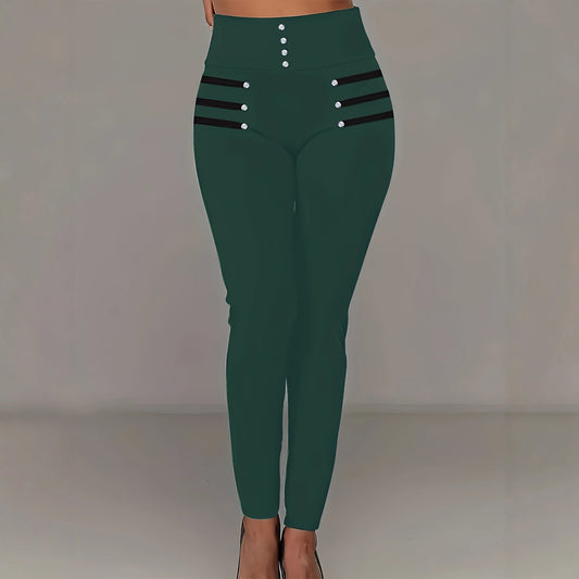 High-waisted Slim-fit Trousers Women's European And American Style