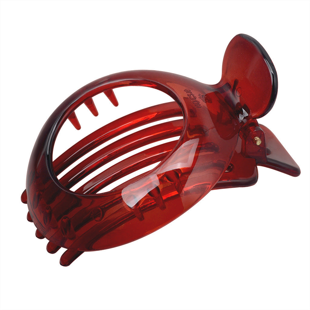 European And American Stylish Round Hollow Hair Plug Barrettes