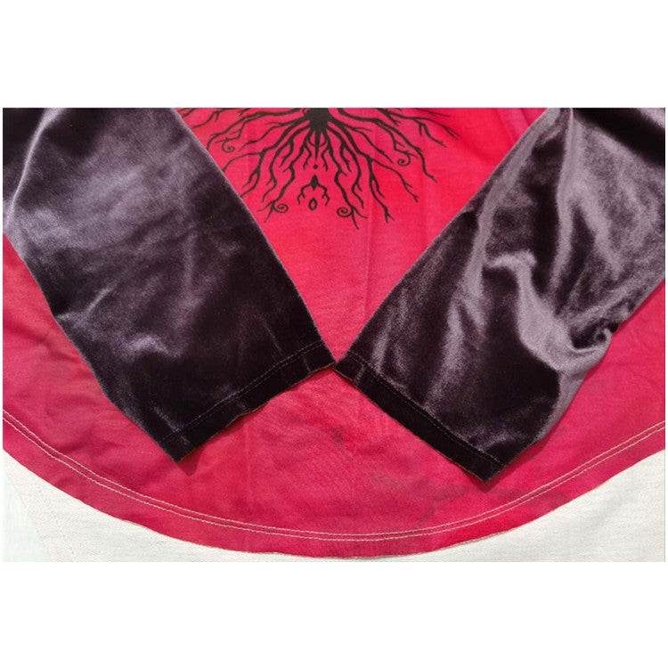 Women's Vintage Moon Tree Print Hoodie