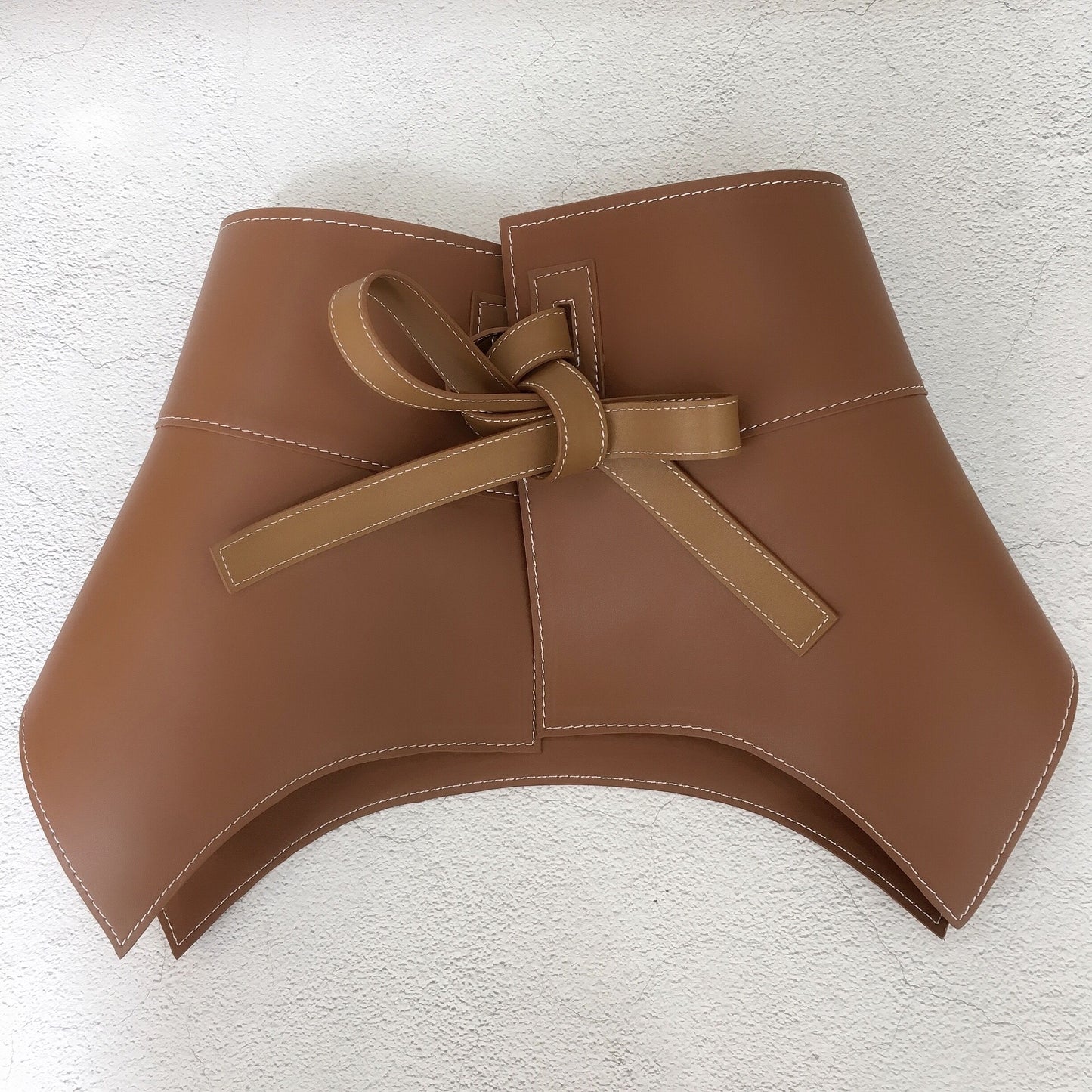 Fashionable Simple All-match Belt Leather Lace-up Decorative Waistband