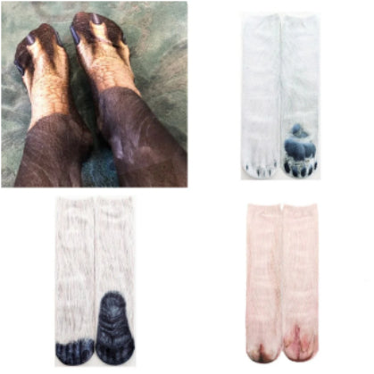 animal print socks 3D