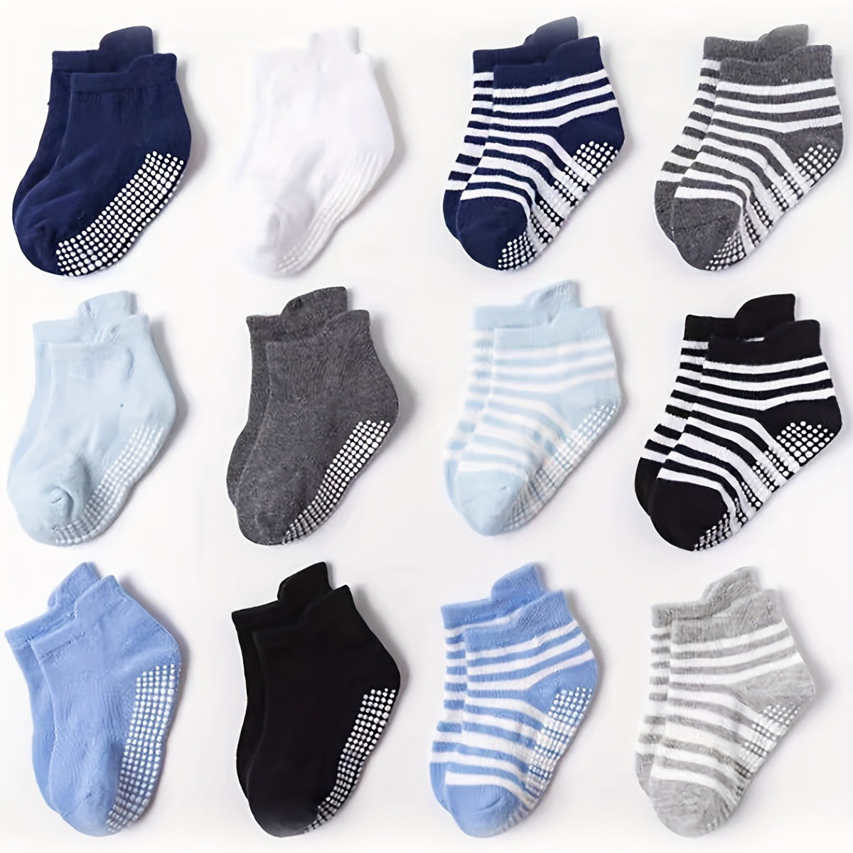 Baby Floor Glue Dispensing Non-slip Twelve Pairs Socks