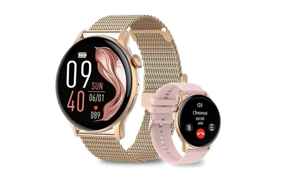 Smartwatch 1.43" AMOLED Health Monitor IP67 Waterproof Outdoor Watch Pink