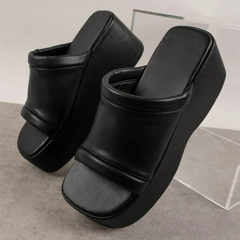 Women's New Fashion Casual Wedge Heel Plus Size Slippers