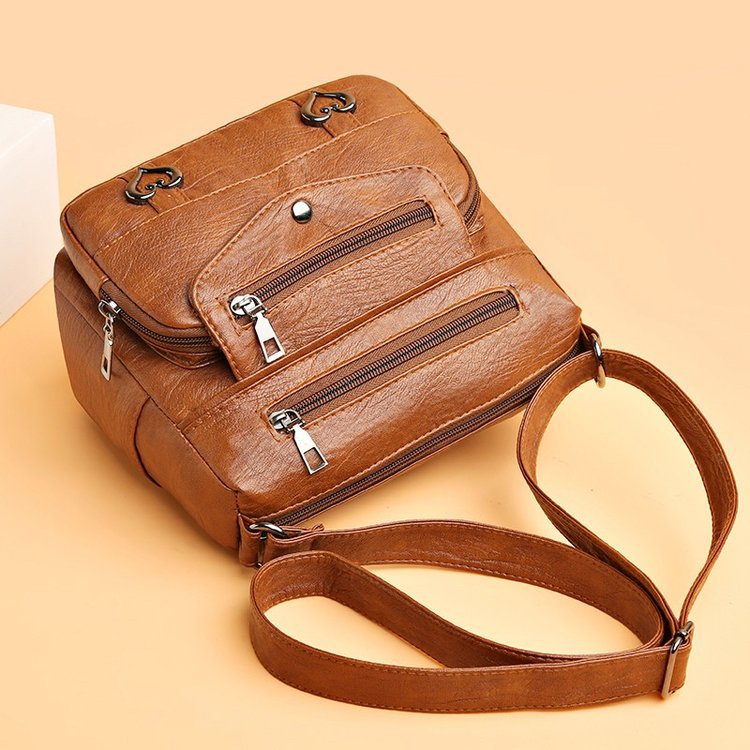 Women's Fashion Vintage Soft Leather Shoulder Bag