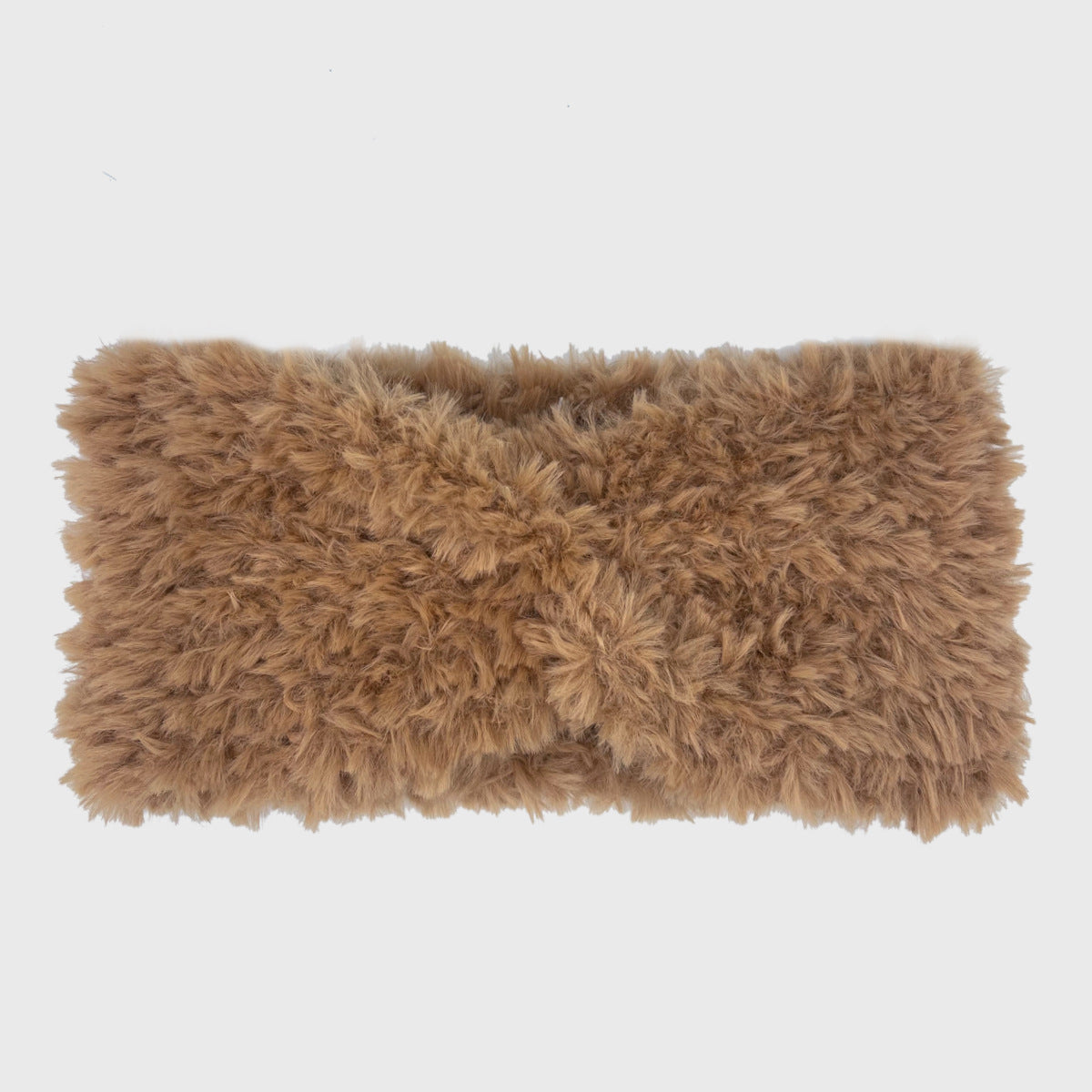 Plush Cross-Over Wide Thickened Warm Hairband For Women