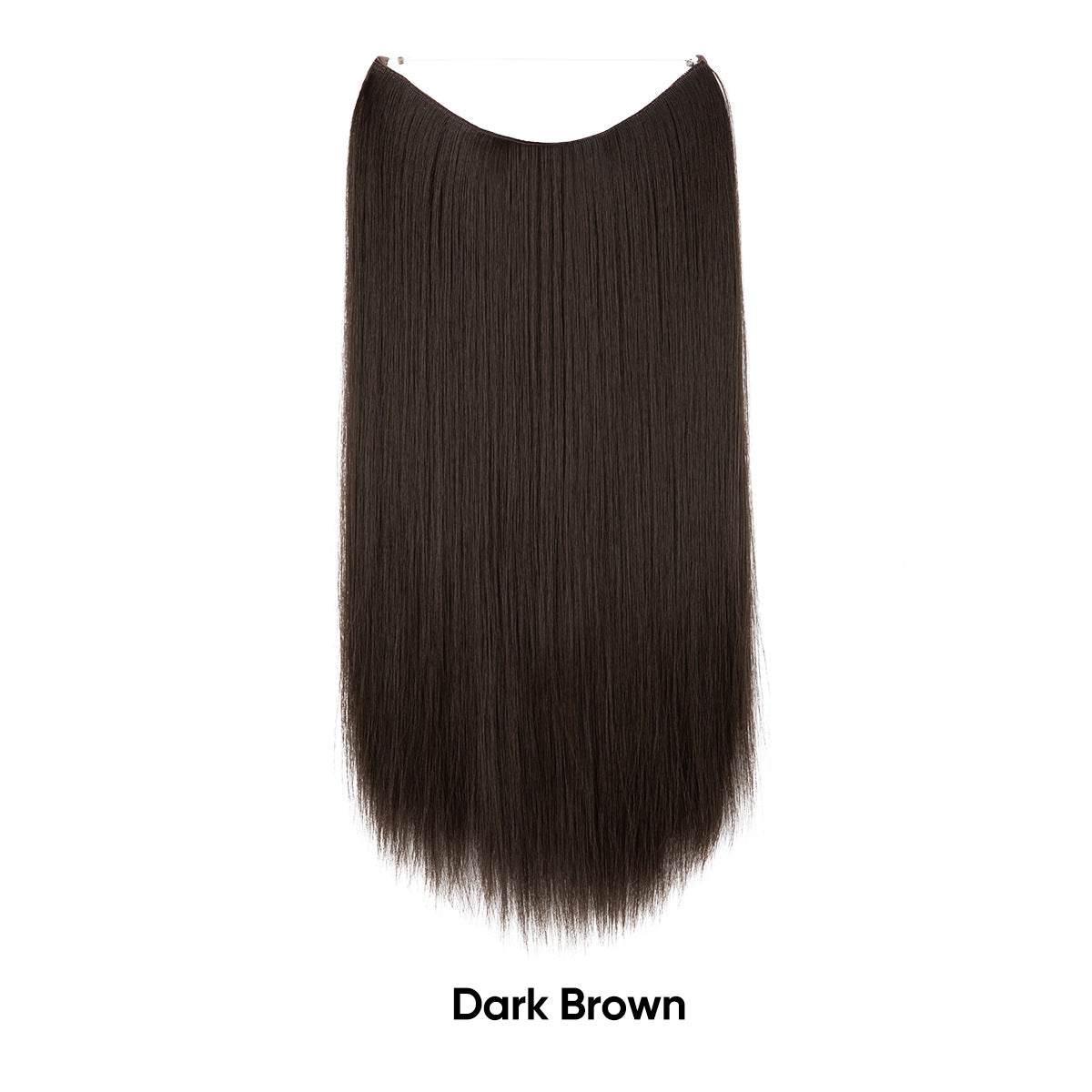 Women's One-piece Adjustable Invisible Straight Multi-color Gradient Hair Extension Fishline