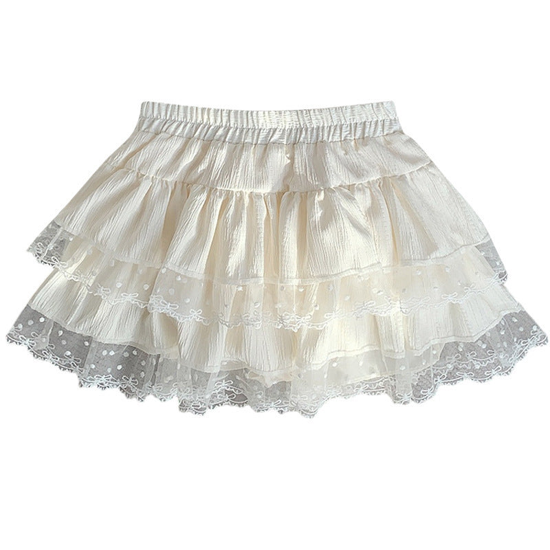 Women's Patchwork Cake Hot Girl Short Skirt