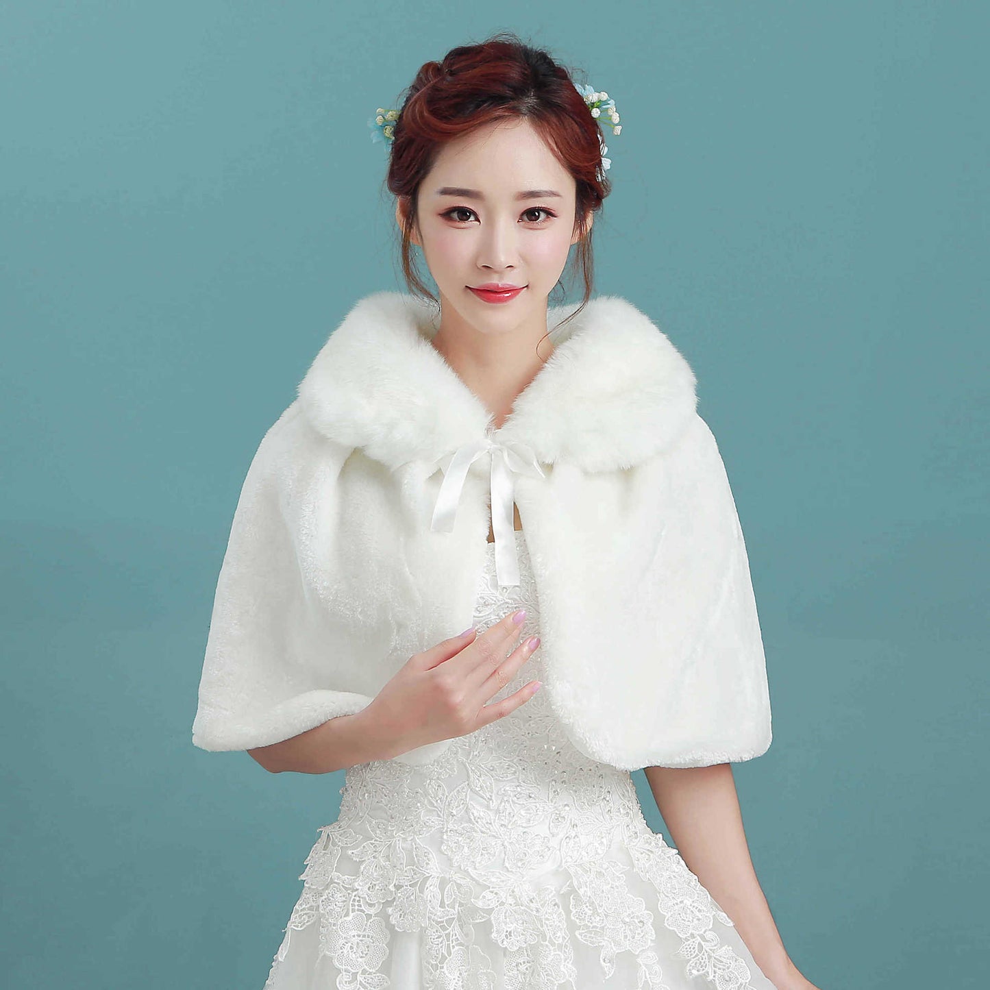 Cape Fur Coat Autumn And Winter Thick Warm Coat