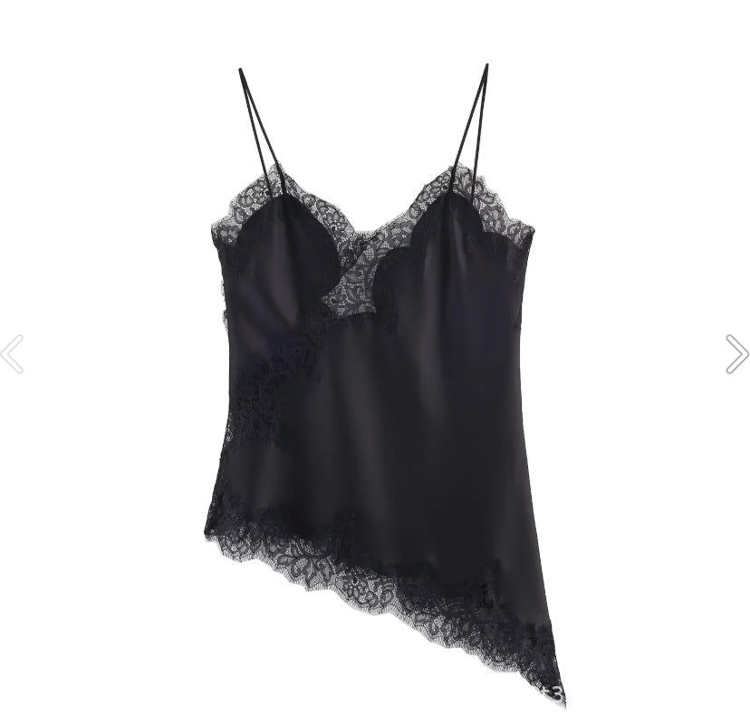 Fashionable, Chic, Sexy Lace Asymmetrical Dress