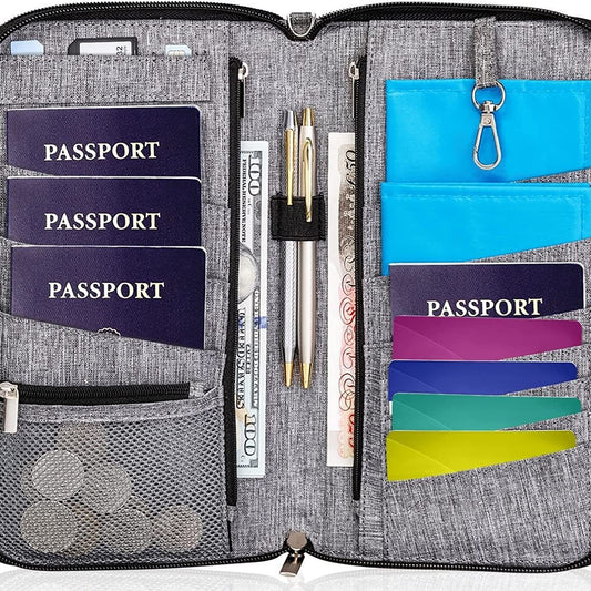 Fashion Solid Color Oxford Cloth ID Storage Bag