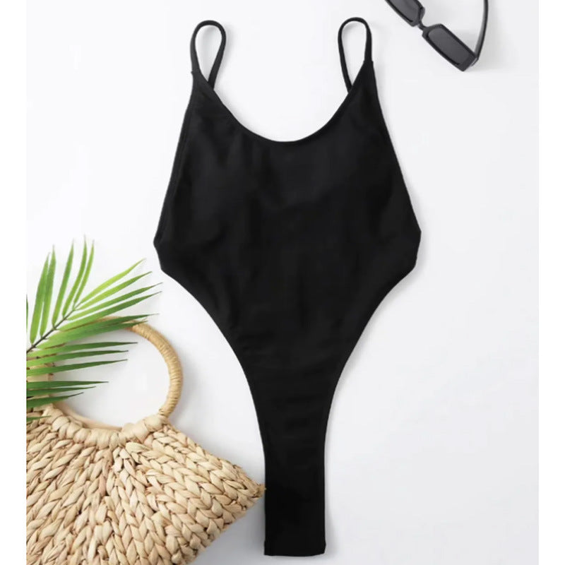 European And American Sexy Jumpsuit Tight Backless Chest Wrap