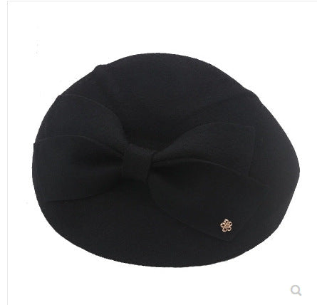 Woolen Beret British Retro Casual Woolen Hat