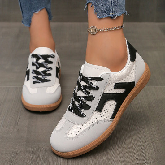 European And American Retro Color Matching Plus Size German Training Shoes Sneaker
