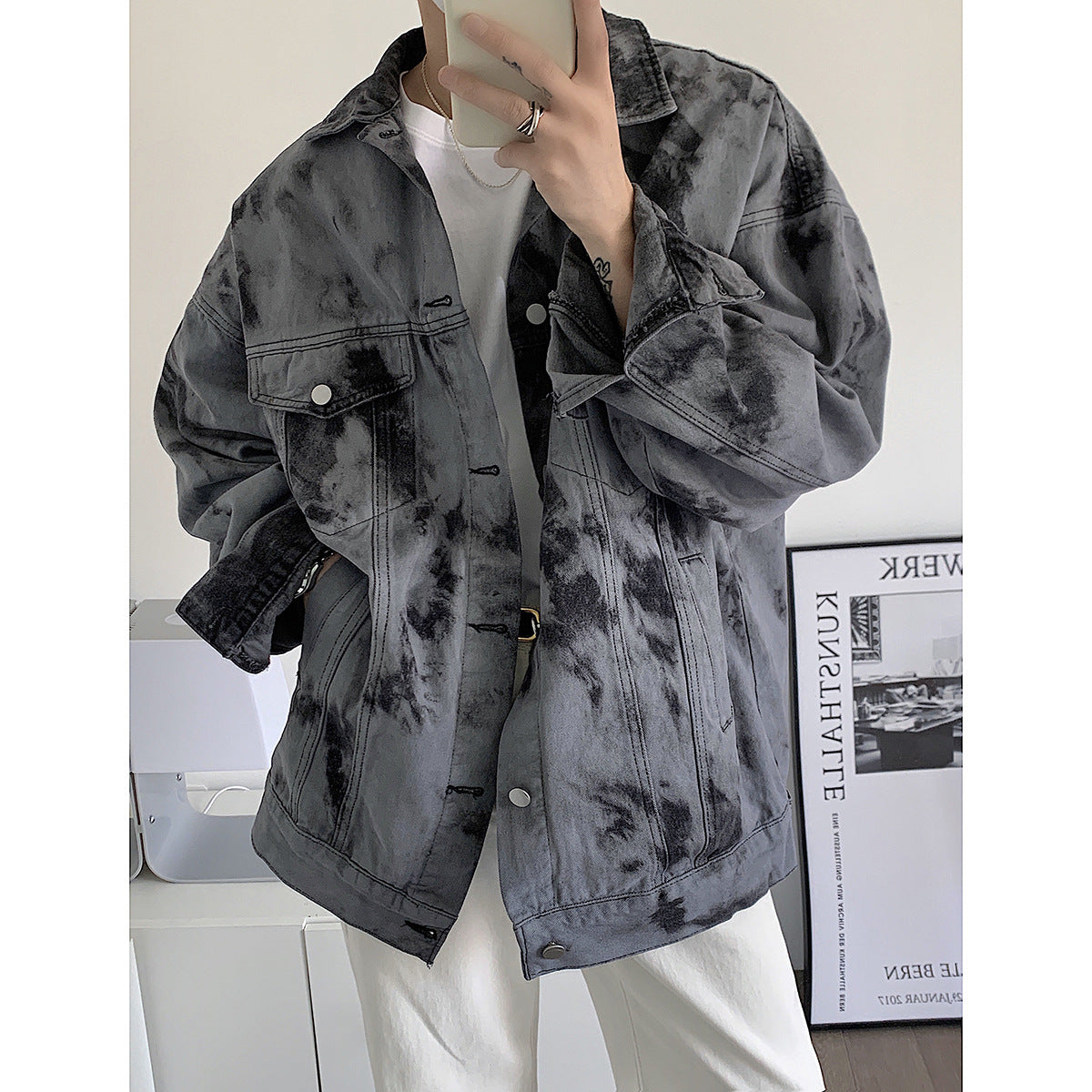 Tie-dyed Washed Do The Old Cowboy Coat